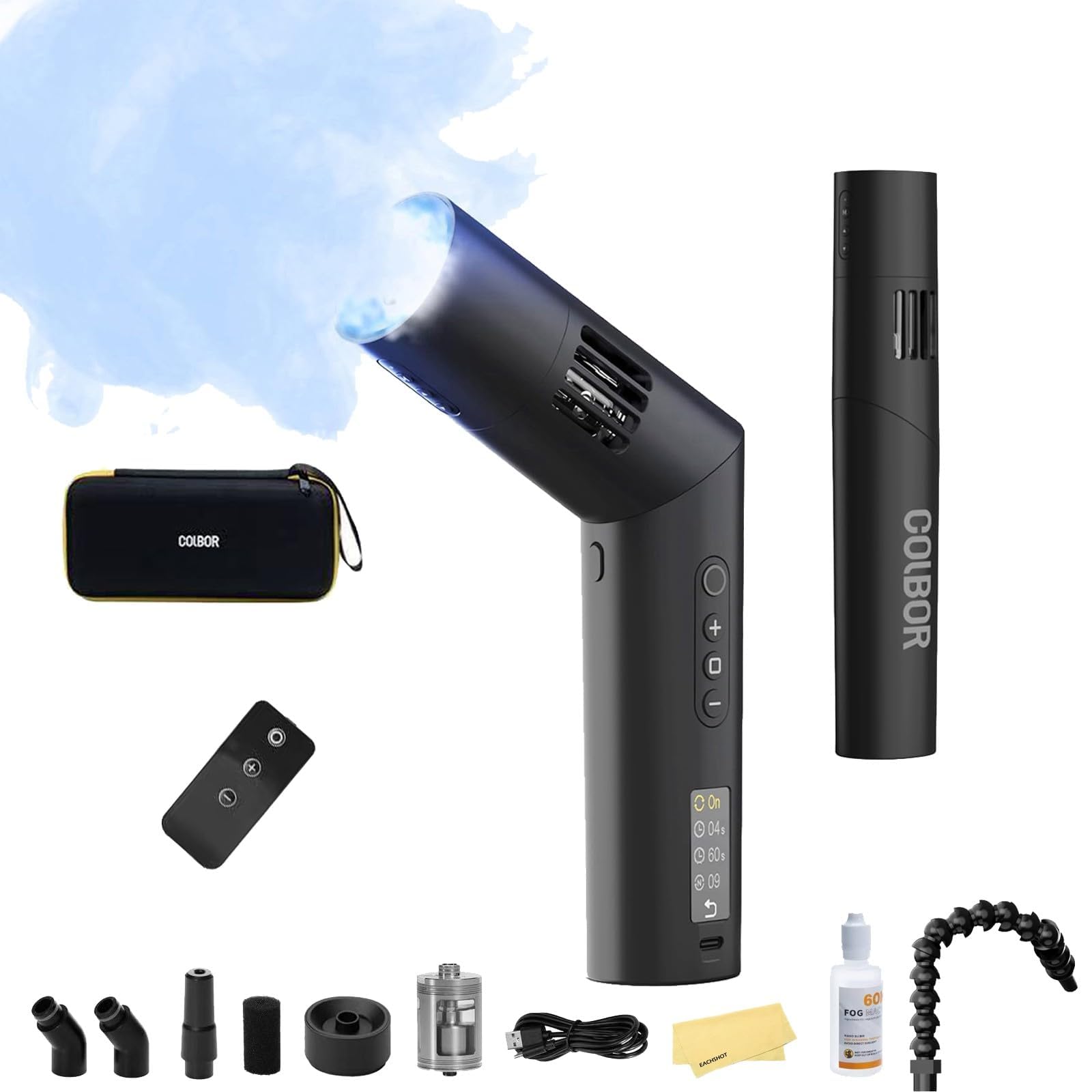 Amazon.com: Colbor CF5 Portable Fog Machine with Magnetic RGB Color Light Battery Powered Portable Smoke Machine Handheld Fog Machine w/Remote Control Fogger for Parties Stage Effects : Electronics Amazon.com: Colbor CF5 Portable Fog Machine with Magnetic RGB Color Light Battery Powered Portable Smoke Machine Handheld Fog Machine w/Remote Control Fogger for Parties Stage Effects : Electronics