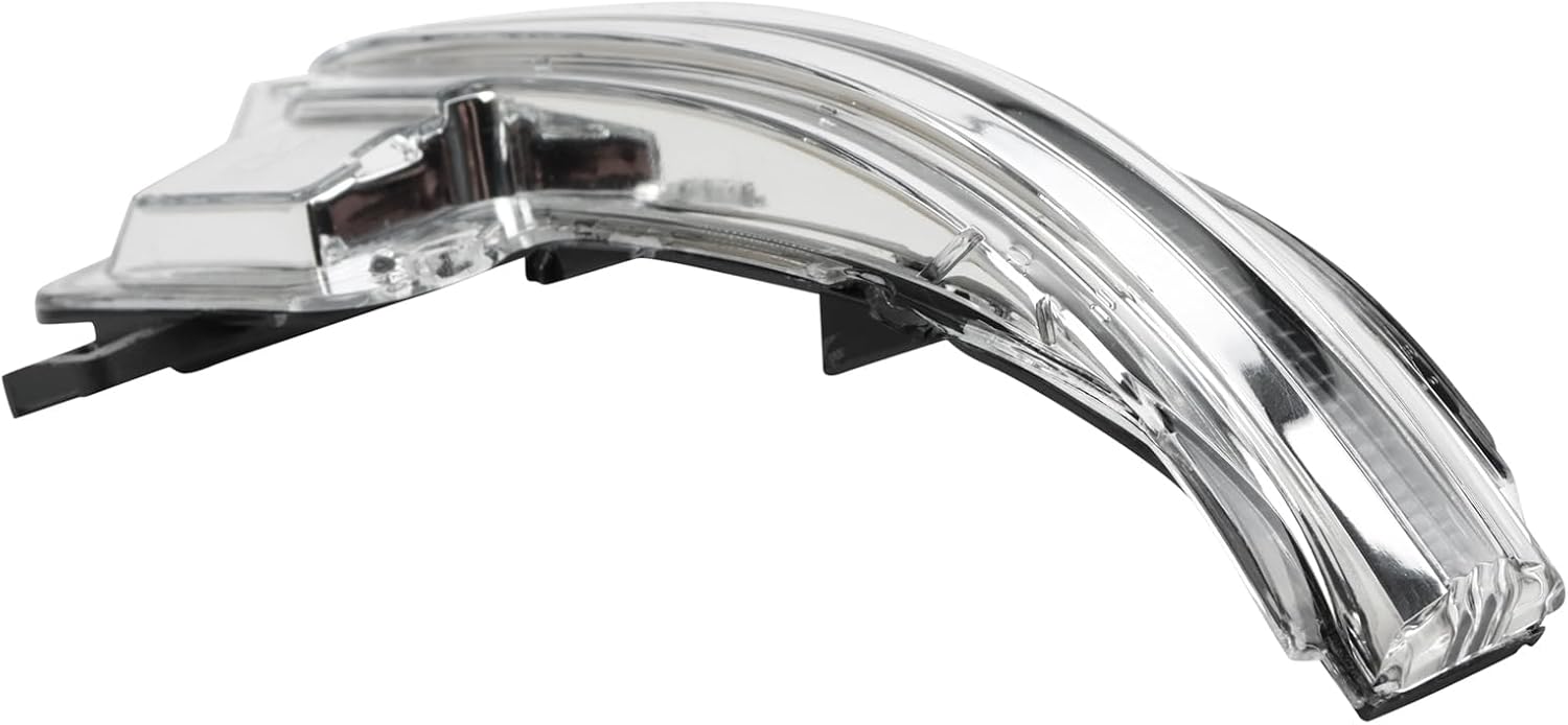 TRQ Passenger Side Mirror Turn Signal LED Clear Lens | For 2016-2023 Toyota Tacoma 2019-2023 RAV4 2020-2023 Highlander 2021-2023 Sienna 2022 Corolla Cross 2021 RAV4 Prime TO1329103