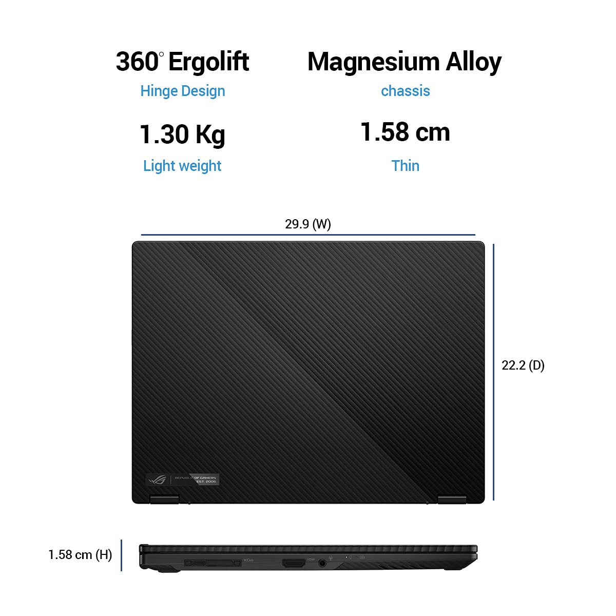 ASUS ROG Flow X13 (2021) AMD Ryzen 7 5800HS 13.4 inches WUXGA 