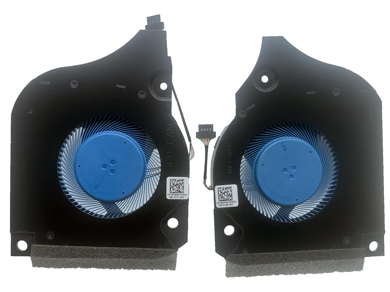 Rangale New Replacement CPU + GPU Cooling Fan for Dell G5-5590 G7-7590 G7-7790 G5 5590 G7 7590 7790 Series Laptop DC12V 0.5A