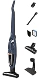WellQ7 Cordless 2-in-1 Vacuum with High Suction Power and 5-Step Filtration System, 50-Minute Run Time, 2 Power Modes, Denim Blue