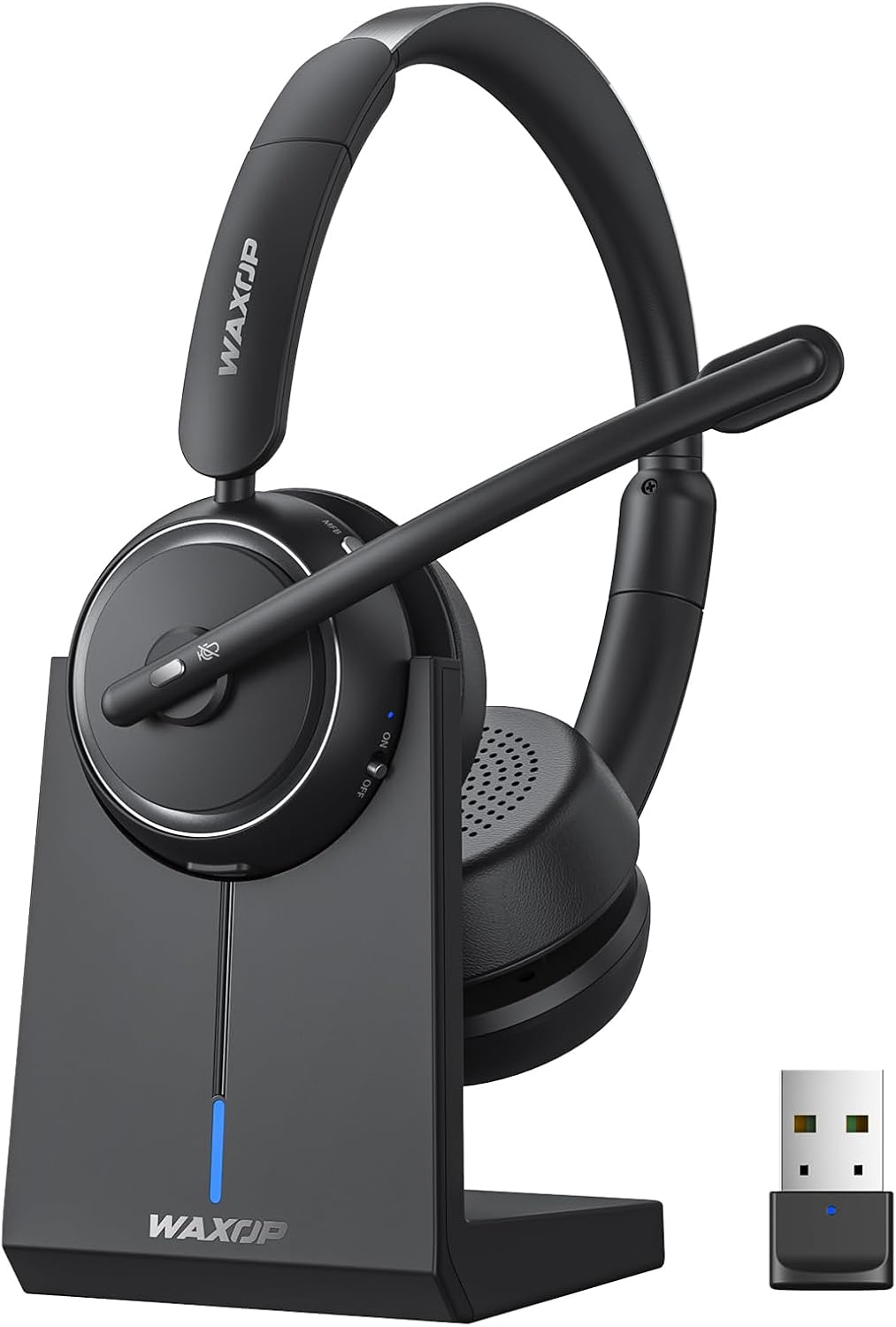 Wireless Headset with Mic for Work,...