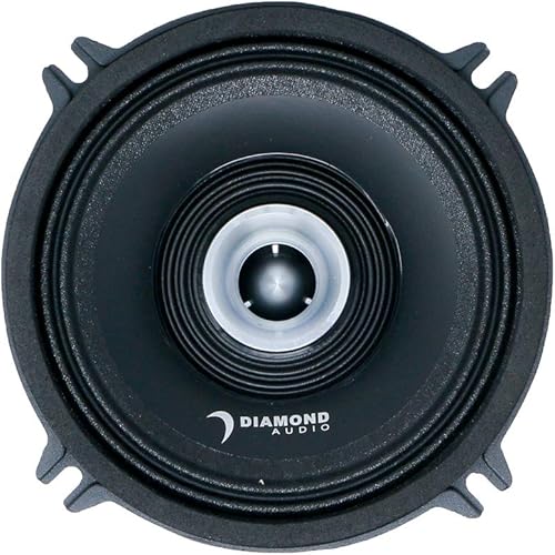 Miniatura 2 de Diamond Audio MP525  Altavoz de bocina coaxial PRO de 5.25 pulgadas de rango completo + tornillo de precisión libre como un tweeter de cúpula gratis