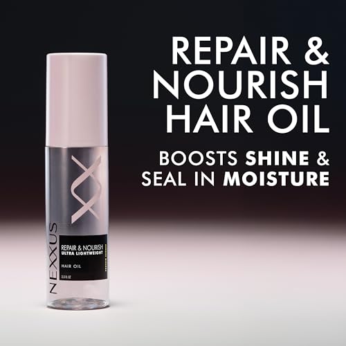 Image of Nexxus Styling Hair Care Hair Oil Repair & Nourish Ultra Lightweight Hair Oil, Powered by STYLEPROTECT Technology, 4 Fl Oz (Pack of 6)