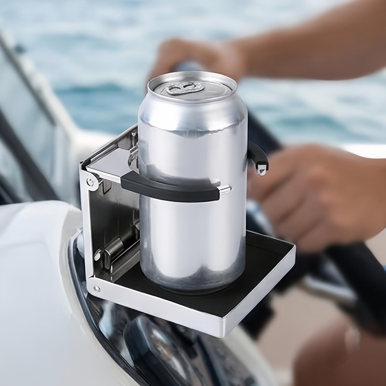 Marine Wandbecherhalter für Yachtkabine, Retractablebig1