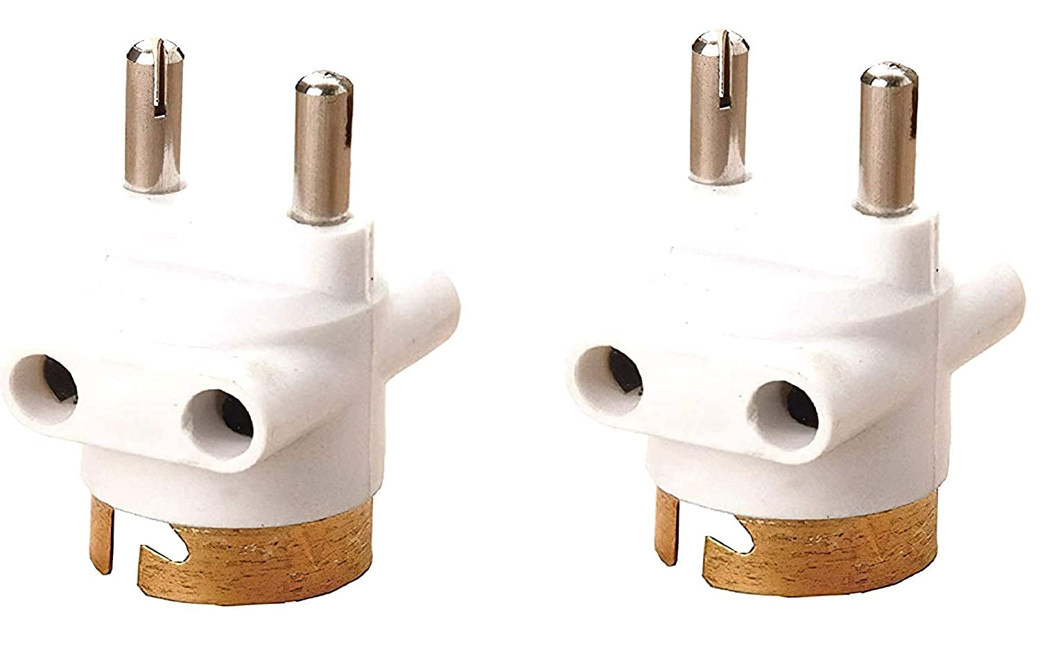 XenderCage 4 pin Socket Parallel Adapter Holder with Bulb Holder and Plug Socket (White, Pack of 2)-image-28