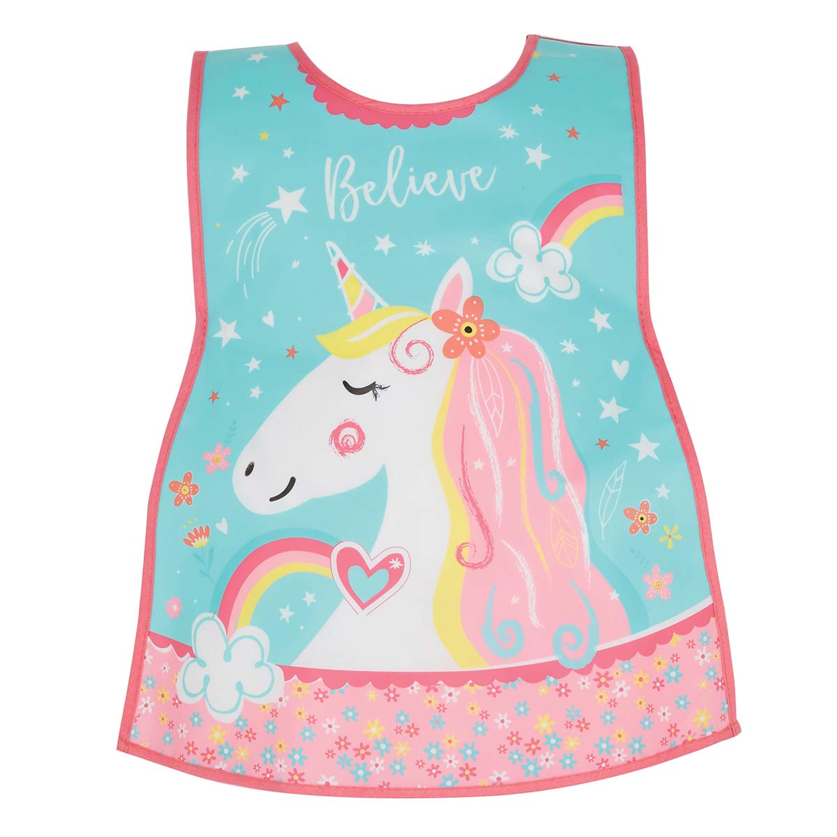 Cooksmart Unicorn Kids British Designed Peva Apron | Aprons For Cooking, Arts & Crafts Or Other Hobbies | Childrens Aprons For Baking, Cooking, Cleaning Or Arts & Crafts