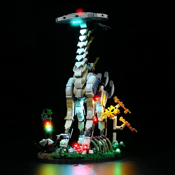 Lumière LED pour Lego 76989 Long Neck (Aucun modèle), kit d'éclairage DIY compatible avec le modèle de briques Lego Horizon - 1
