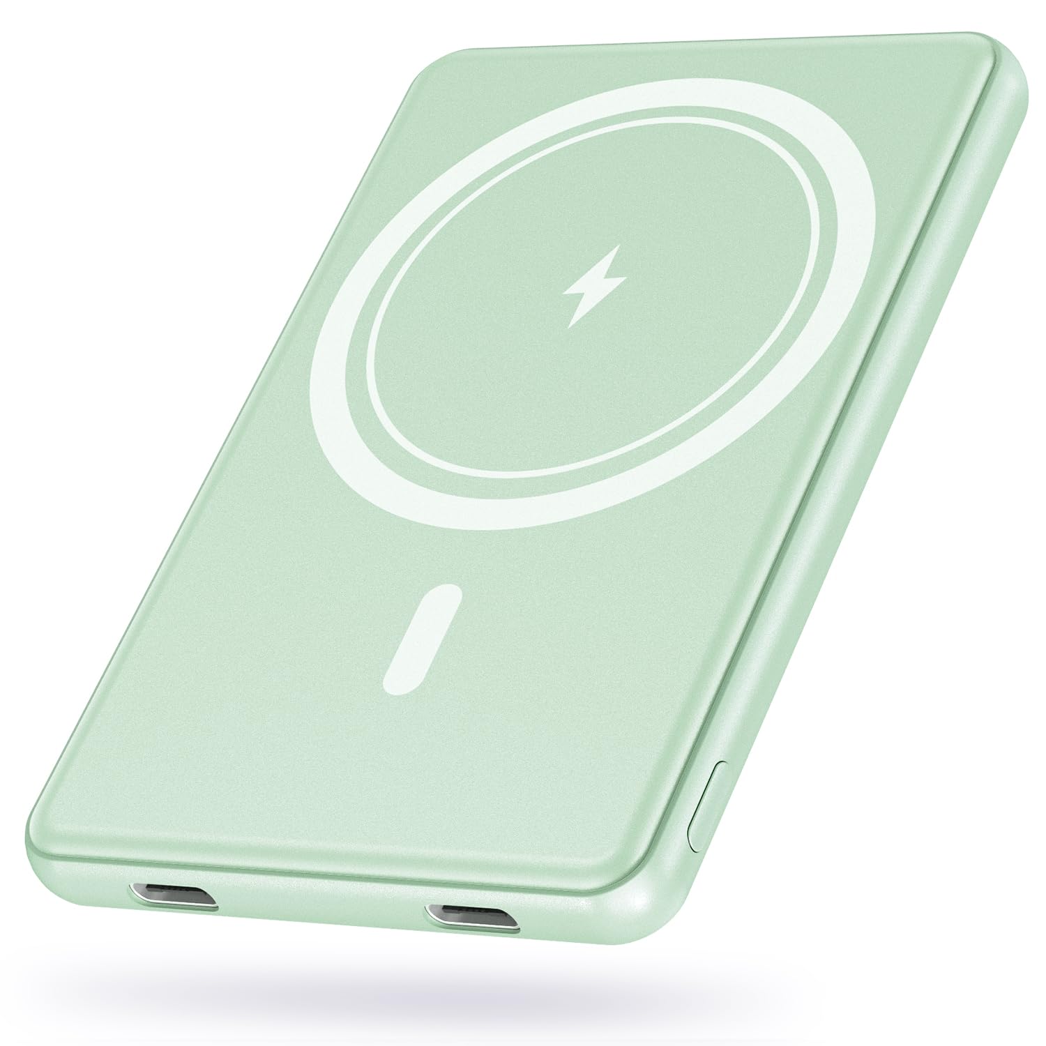 【2026極薄ボディ・MagSafe対応(8000mAh)】 モバイルバッテリー マグセーフ 急速充電 最大出力20W 充電器 薄型 ワイヤレス充電 マグネット 大容量 軽量 小型 まぐせーふモバイルバッテリー 3台同時充電 Type-C入/出力 多重安全保護 パススルー対応 pse認証済 コンパクト Airpods/AppleWatch/iPhone12～17/Pro対応 旅行/出張/緊急用