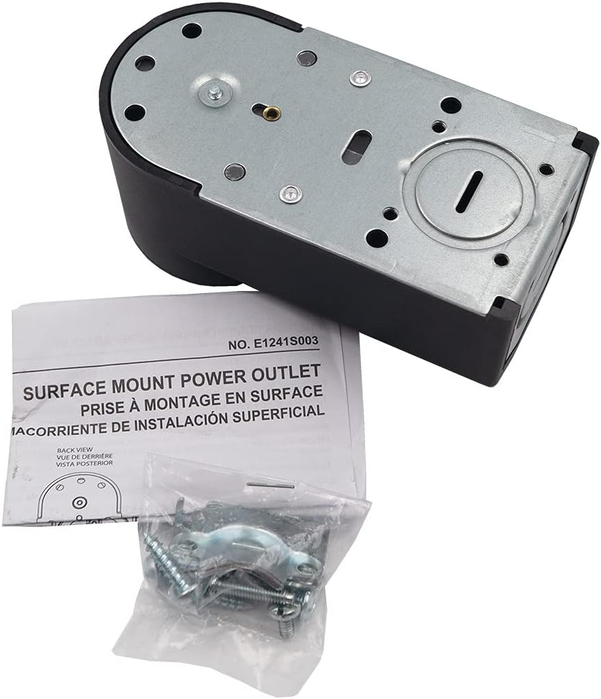 Supplying Demand 61267 Electric Clothes Dryer Surface Mount Receptacle 4 Wire 30 Amp NEMA 14-30R