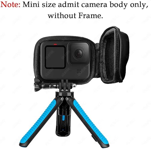 Miniatura 3 de ULBTER - Mini bolsa de almacenamiento para GoPro Hero 12 11 10 9 8 negro + Hero12 Hero11 Hero10 Hero9 Hero8 cubierta de goma para lente, accesorios