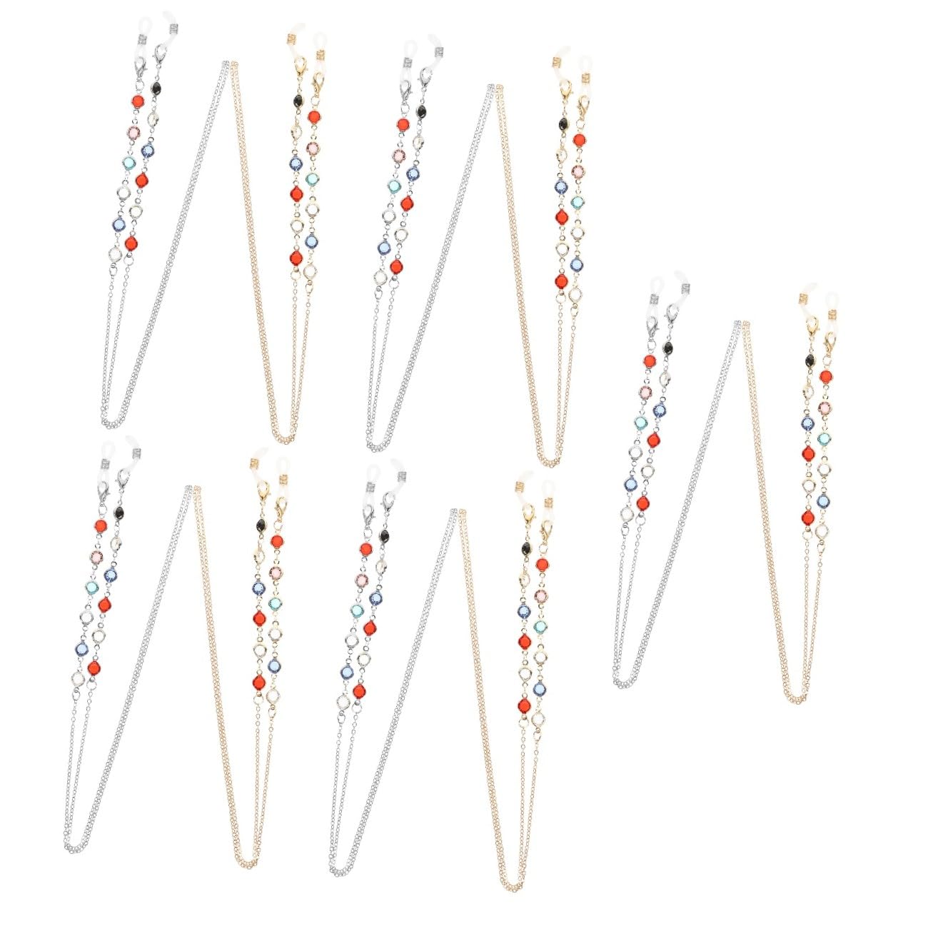 BESPORTBLE Cadena De Gafas Correa Gafas Correa Para Gafas Moda Cadena Para Colgar Gafas En El Cuello Cable Cadenas De Anteojos De Mujer Cadena De Anteojos Gel De Sílice