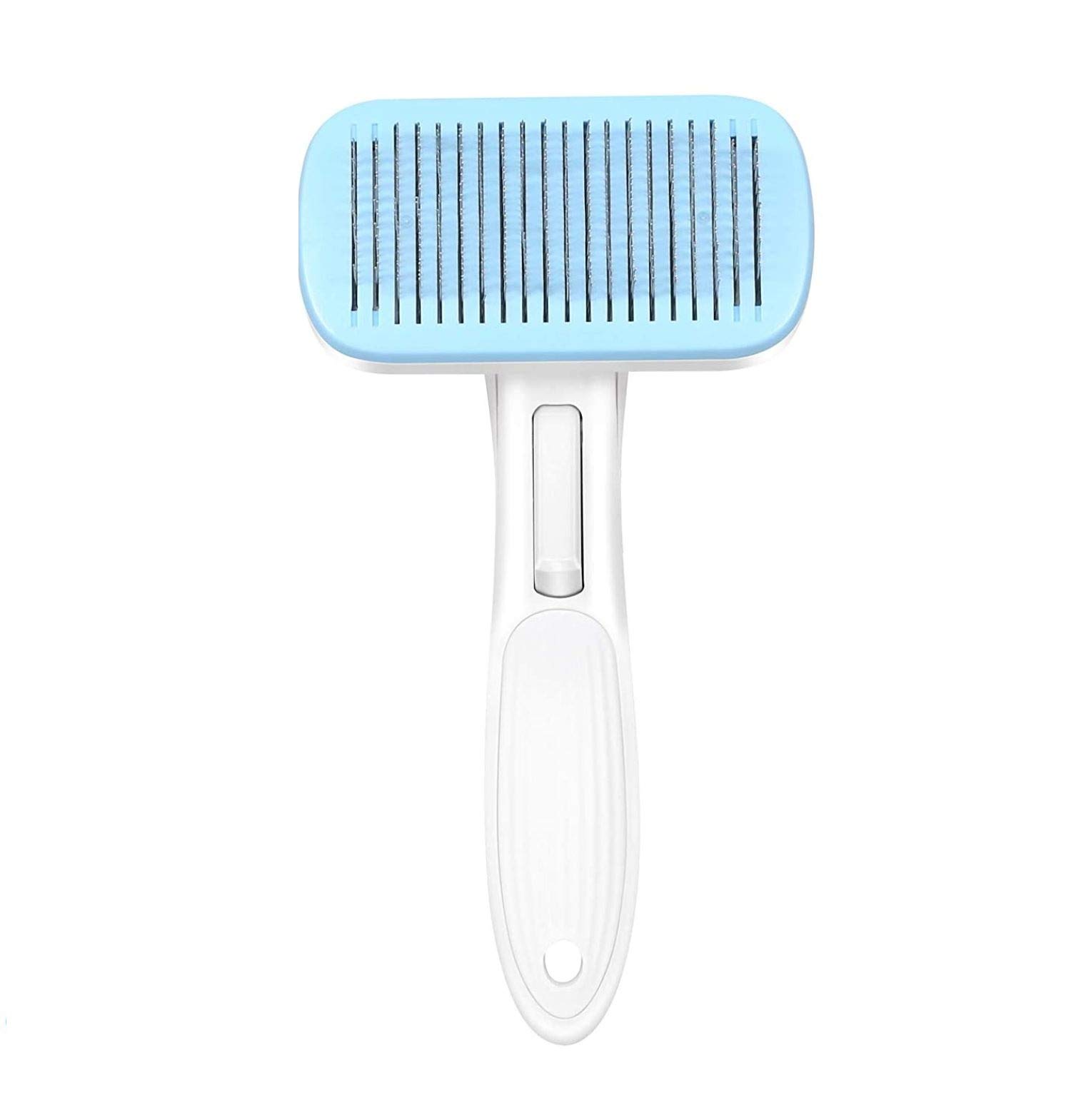 W9 Dog Grooming Brush, Self Cleaning Slicker Brush for Pets and Cats, Easy to Clean Reduces Shedding Pet Grooming Brush for Small, Medium and Large Dogs (Blue) (B08W5851DD) Amazon Price History, Amazon Price Tracker