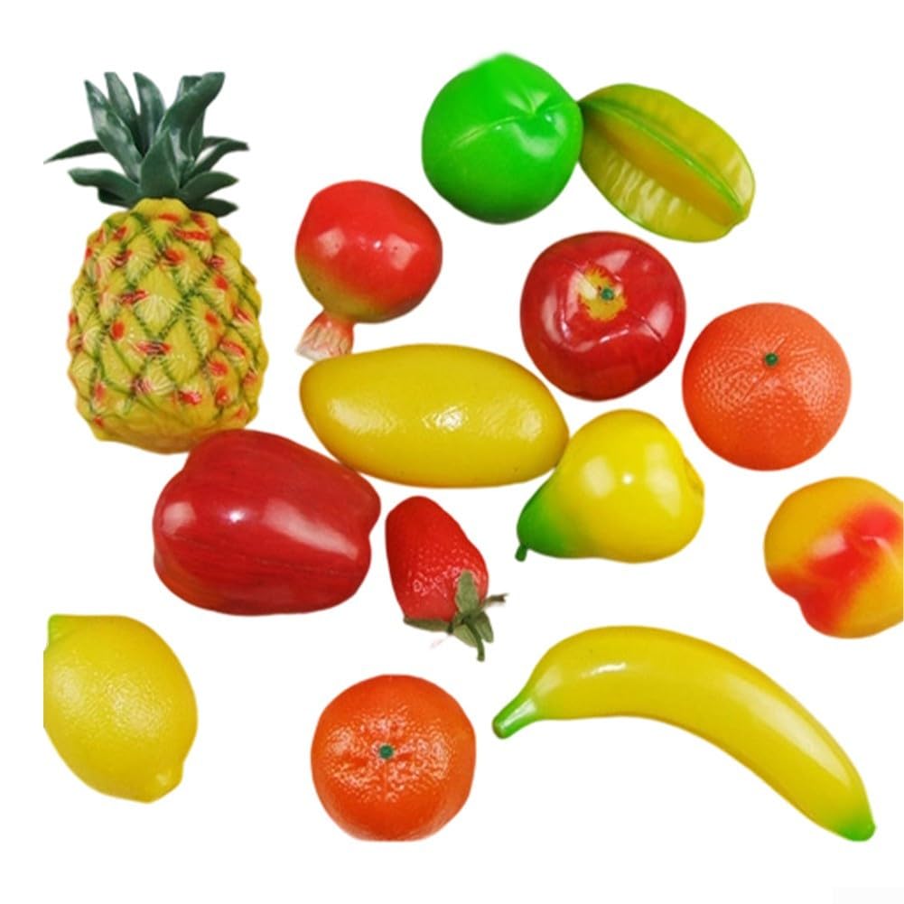 Fruits artificiels déco de table et centre de table coloré pour salle à manger