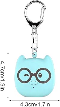 Personal SafetyAlarm - Portable Mini Siren, Lightweight Compact Gadget, Keychain Tool, Quick Activation Self Defense, Travel Accessory | Night Running Security, Walking Alone