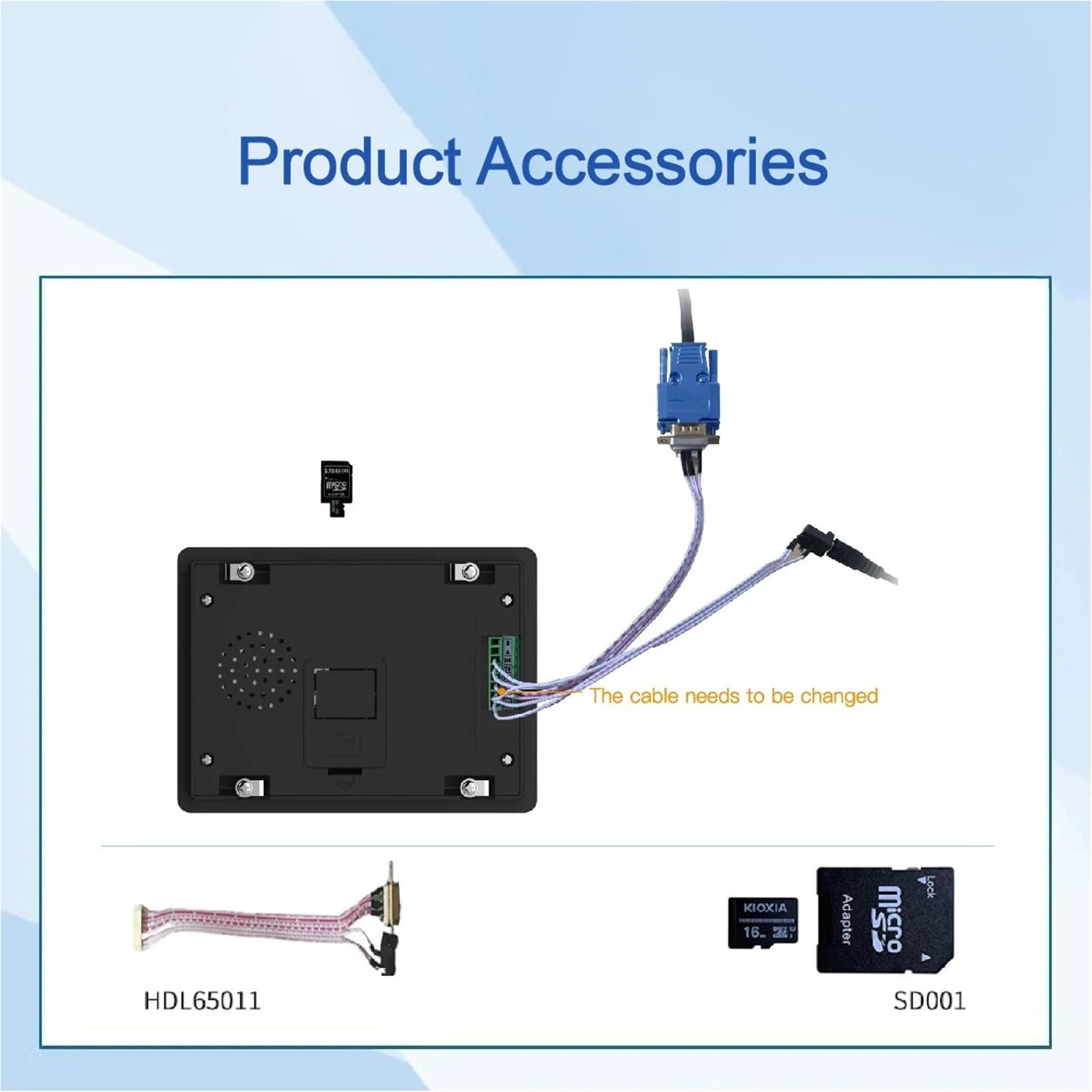 HMI touchscreen Modulo touch screen IPS-TFT-LCD for monitor HMI 800 * 480 LCM con supporto Shell Arduino, STM32 DMG80480T050_A5W(CTP with accessory)