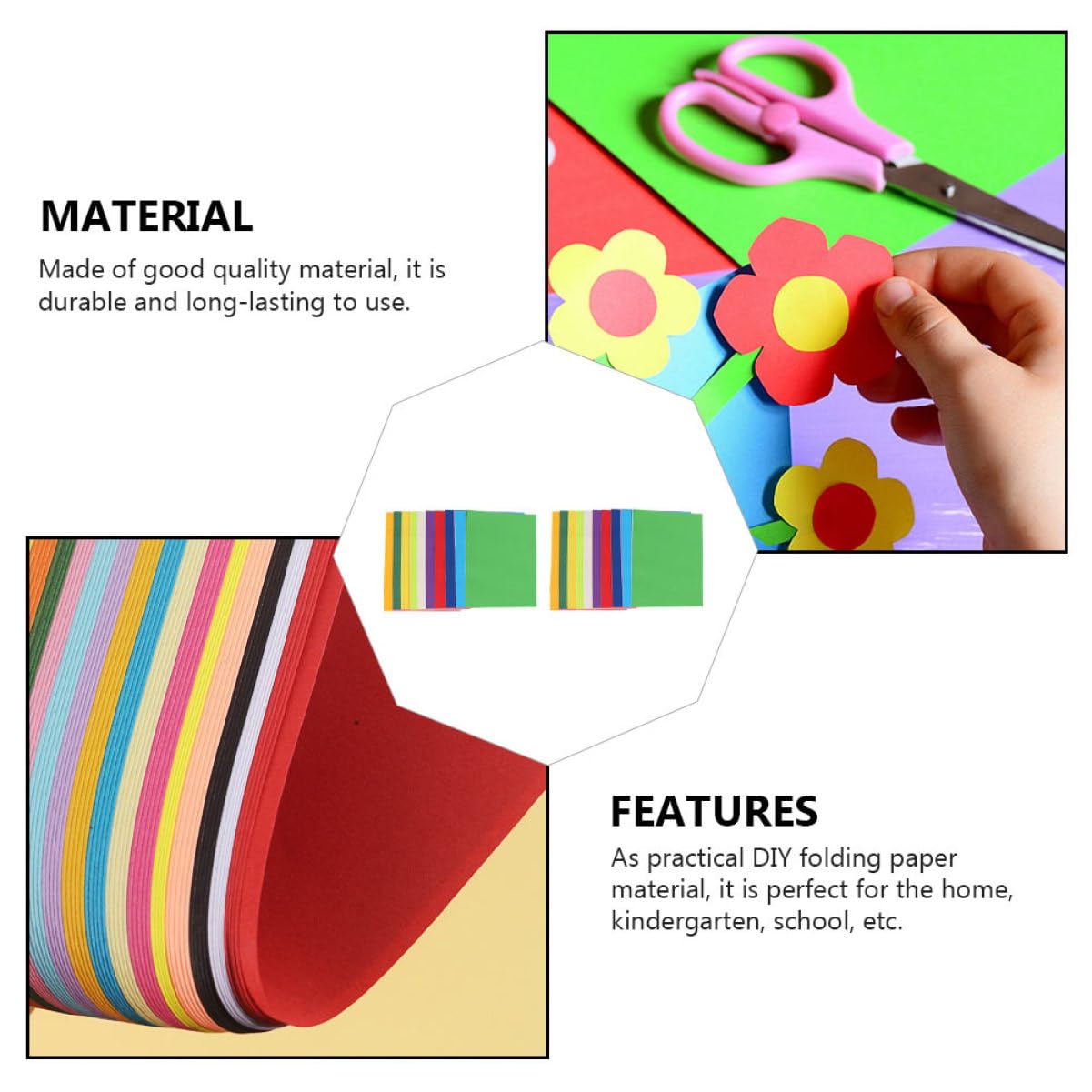 200blätter Bunte Diy Faltpapier Helle Farbe Diy Bastelpapier Für Papierfaltkunst