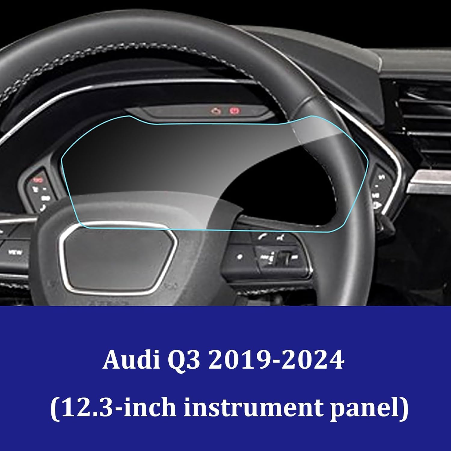 Pellicola Protettiva Auto per Audi Q3 2019-2024 (12.3-inch Instrument)