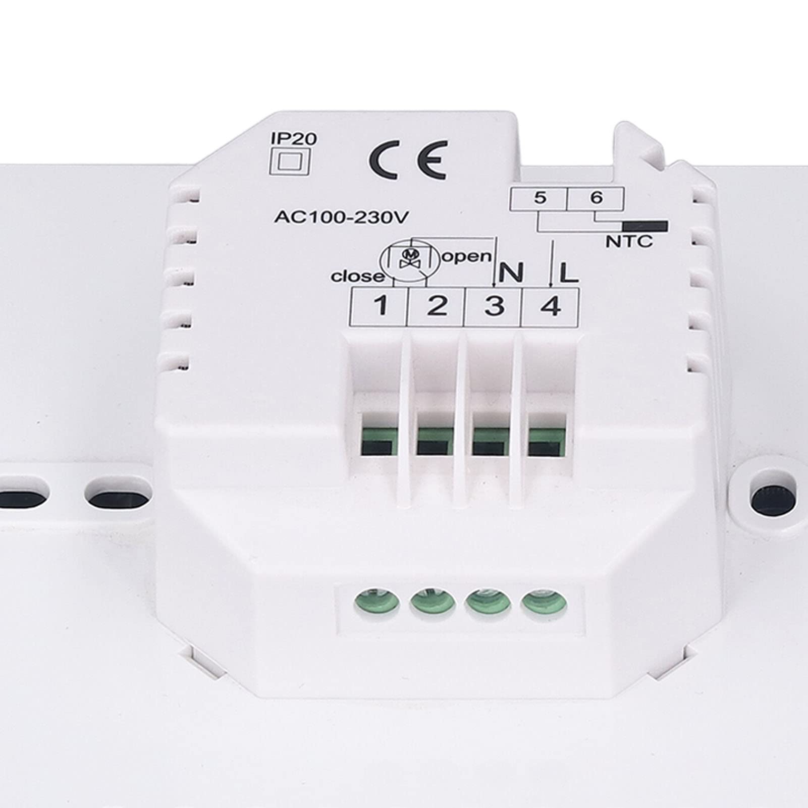 Regolatore di Temperatura, Termostato Ad Alta Precisione NTC2.5m Programmabile per Riscaldamento Elettrico