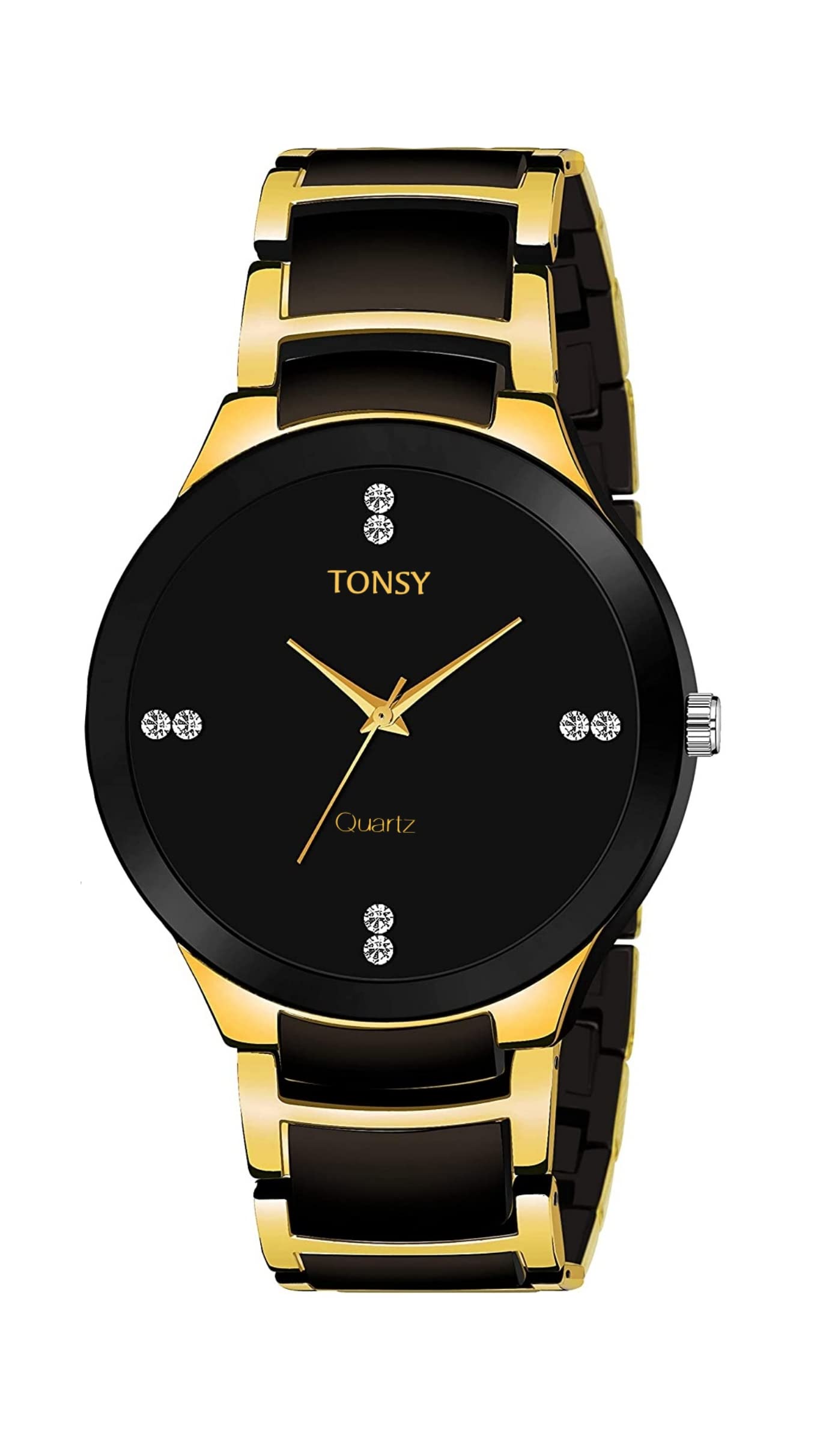 SS Collection Analogue Golden Black Dial Mens Watch (B07JLJLHKQ) Amazon Price History, Amazon Price Tracker