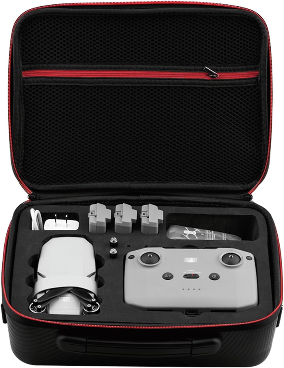 iEago RC Mini 4K Case Carry Case Waterproof Hard Case Carrying Case Portable Travel Case Storage Bag with Shoulder Strap for DJI Mini 4K/Mini 2 SE/Mini 2 Drone, Controller, Batteries Accessorie