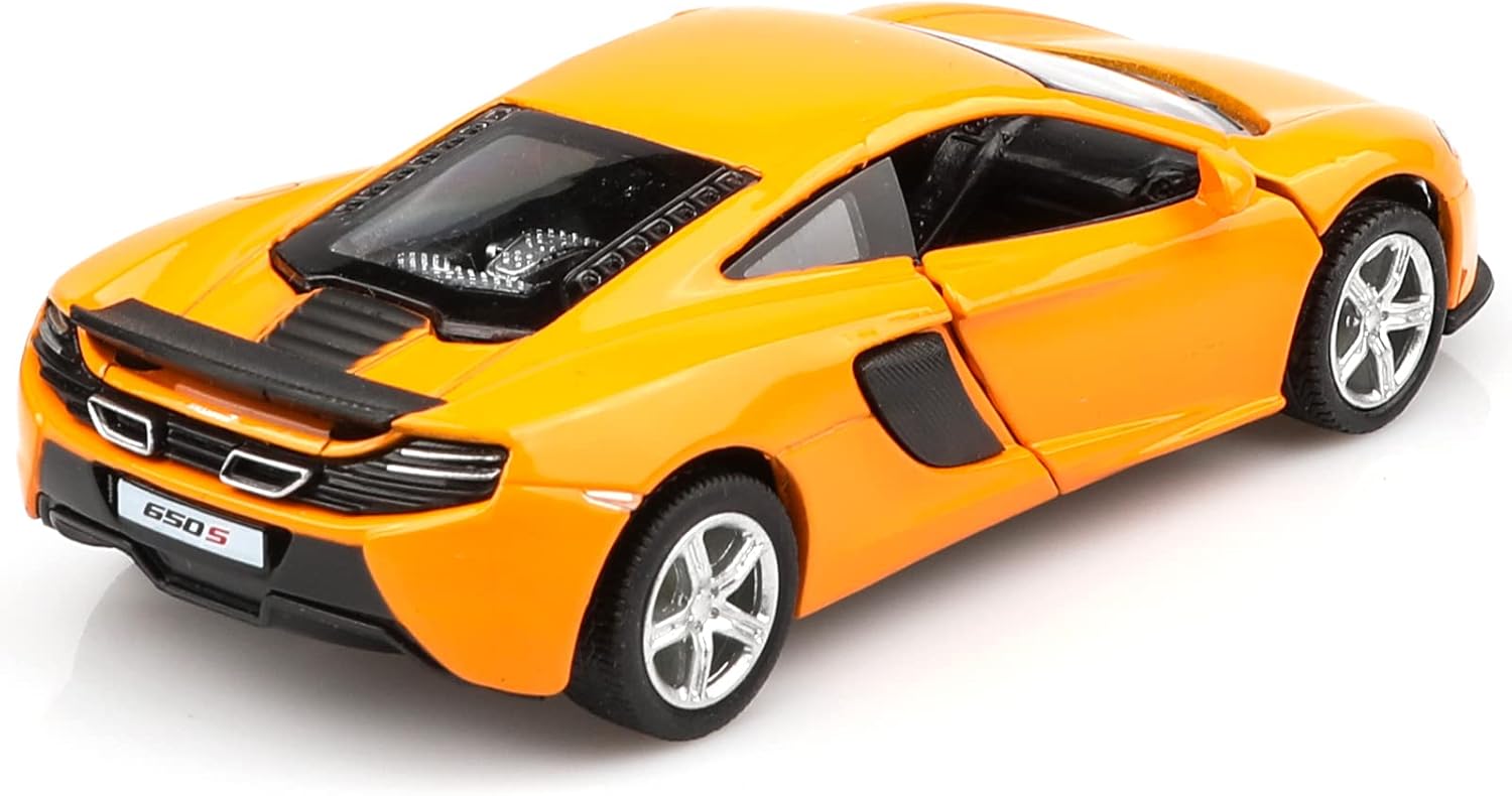 TOKAXI 1/36 Scale Mclaren 650S Diecast Model Car,Pull Back Vehicles Mclaren Toy Cars,Cars Gifts for Boys Girls