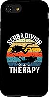 Vista 18 de Funda para iPhone 12 Pro Max Scuba Diving Is My Therapy Scuba Diver
