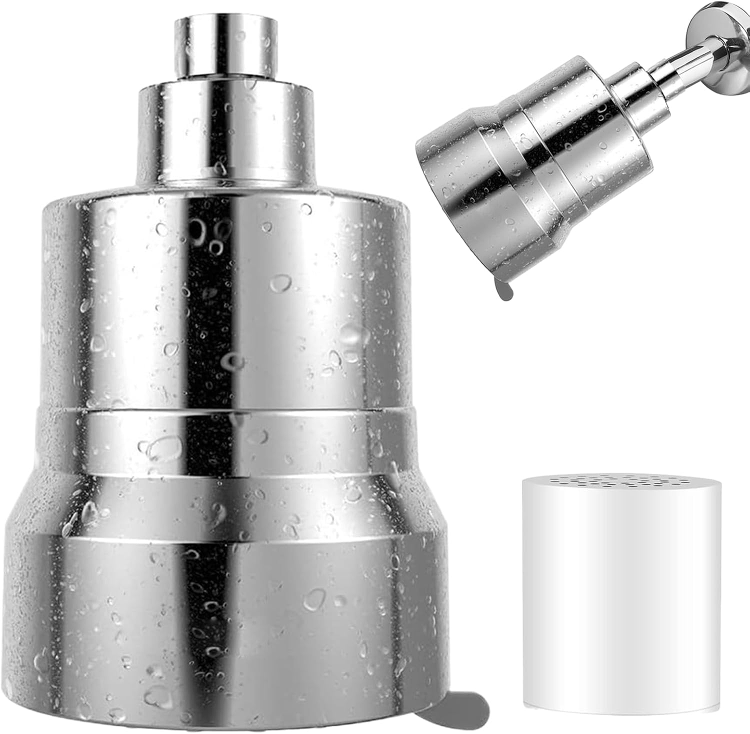 Shower Filter | Bathroom Accessory,Showerhead Filter - For Removing Hard Water Heavy Metals Chlorine Micro-Life Harmful Substances