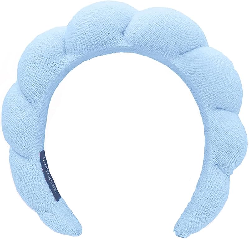 Diademas de Spa para lavarse la cara, maquillaje, cuidado de la piel, diadema para mujer, diademas de belleza Facial con burbujas, toalla de ducha hinchada, diadema para el cabello