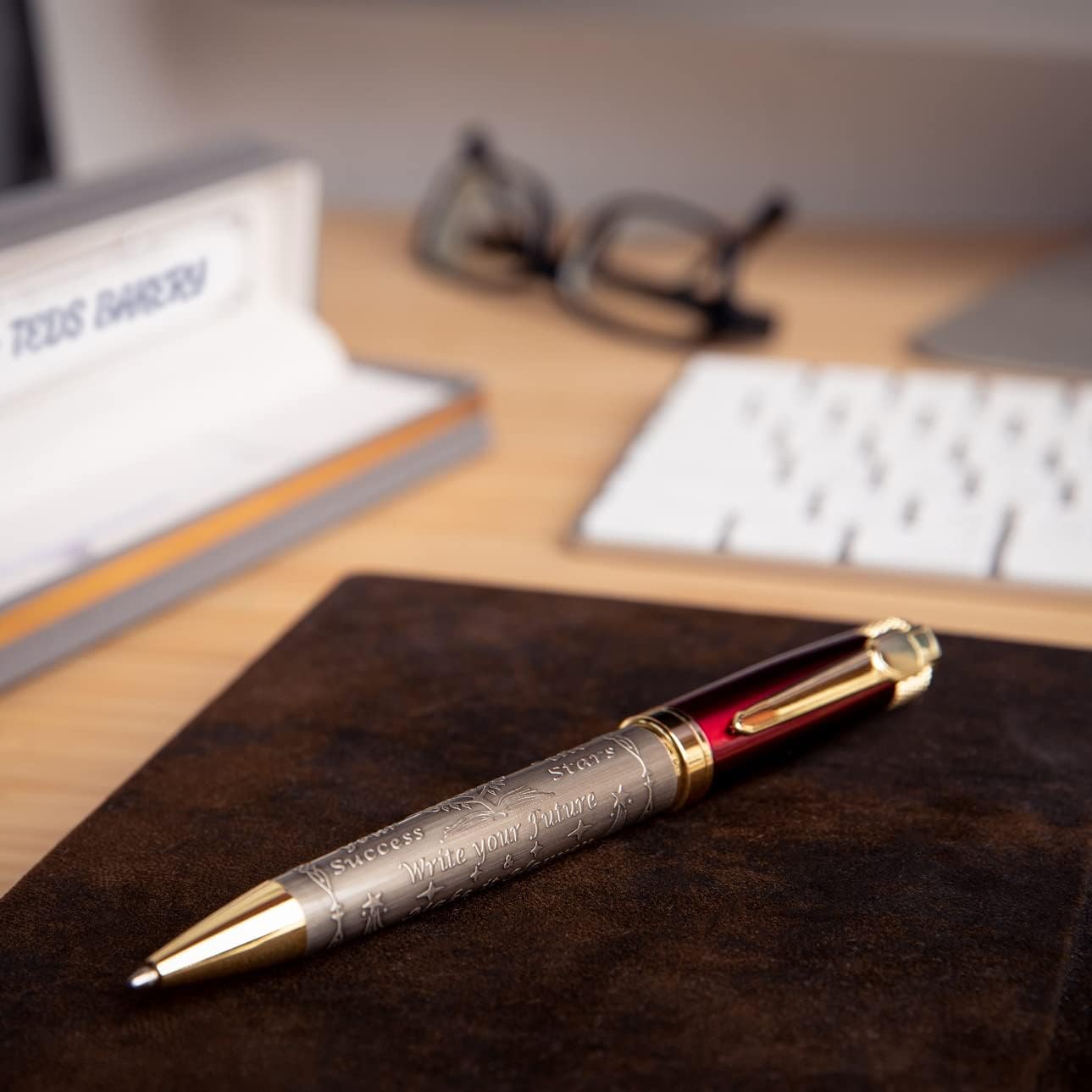S&R Somit Fancy Pen with Gift Box - Luxury Pen – Best Writing Pen Gift for Men & Women, Valuable Business, Office, Executive Gift for Family & Friends - Fancy Pens – Special Engraving image 5
