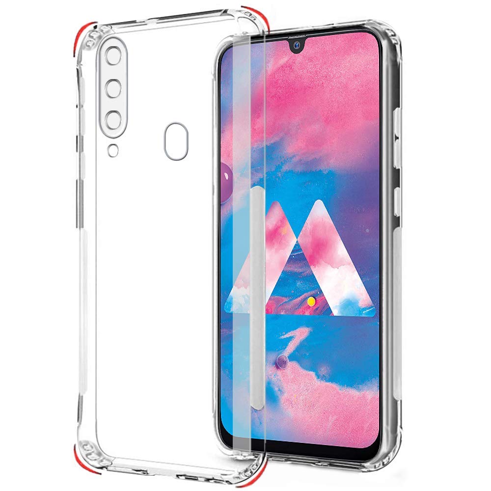 TheGiftKart Best Camera Protection Back Cover Case for Samsung Galaxy M30 | Inbuilt Dust Plugs & Anti-Slip Grip | Slim & Protective Back Case Cover for Samsung M30 (Silicone | Transparent) (B09QX9LYZM) Amazon Price History, Amazon Price Tracker