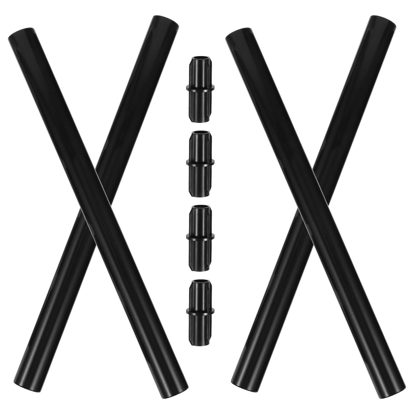jojofuny 4 Sets Abs Replacement Extension Ground Rods for Solar Lights Lightweight Garden Lamp Poles Outdoor Stake Poles for Lawn Pathway Lighting Easy to Install Replacement Stakes