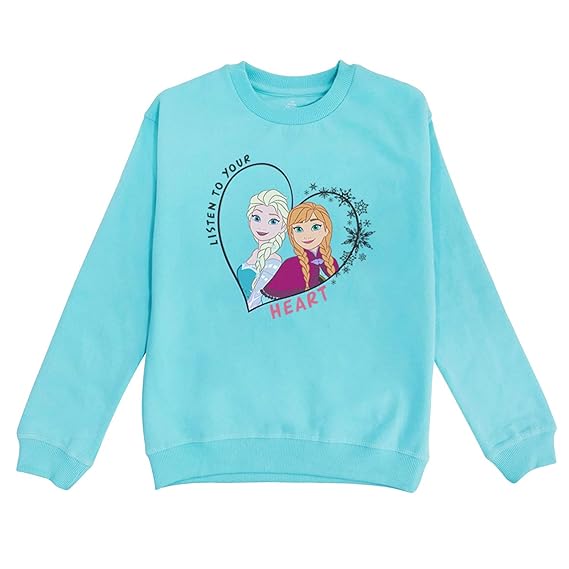 Kidsville Frozen Blue Color Girls Sweatshirt