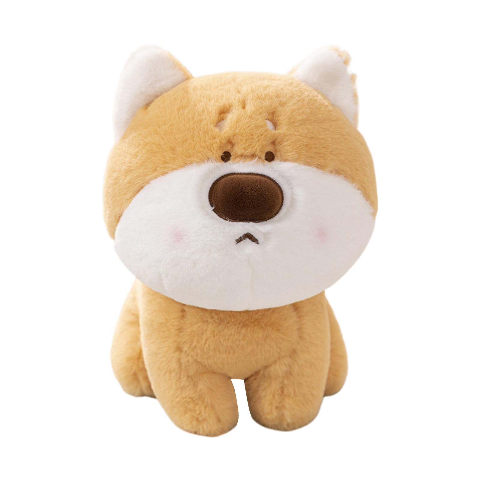 Chien en peluche apaisant et coussin doux plume pour lit et canapé