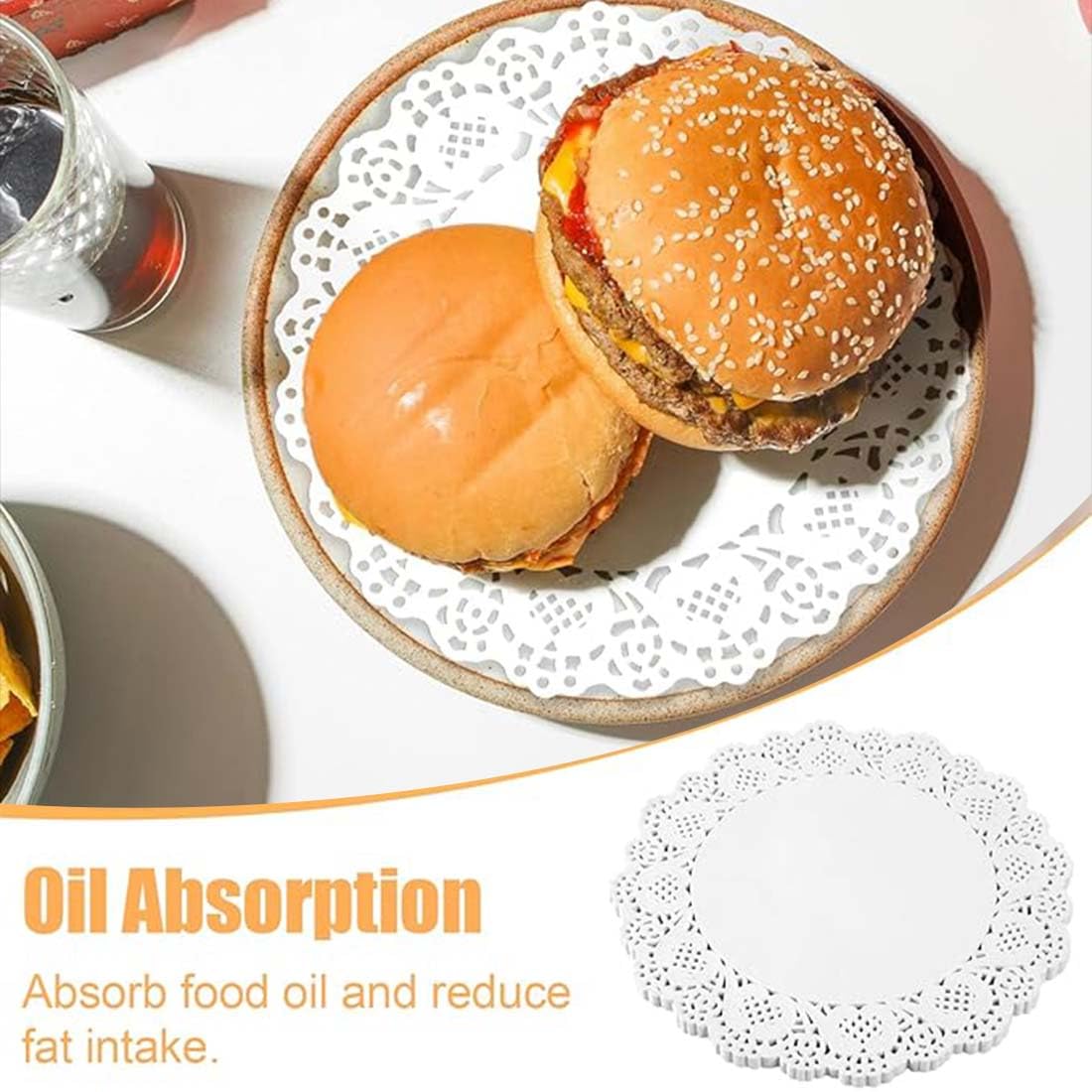 150 Stück Tortenspitzen Papier - Runde Spitzendeckchen Für Kuchen & Gebäck