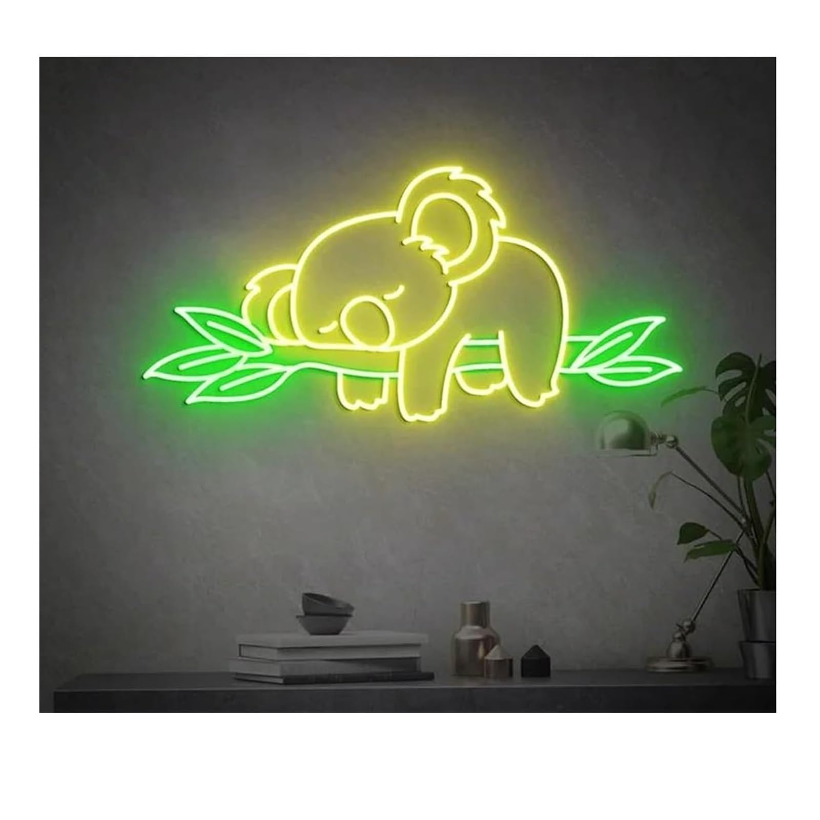 Lampe au néon Koala déco murale animaux mignons LED - 2