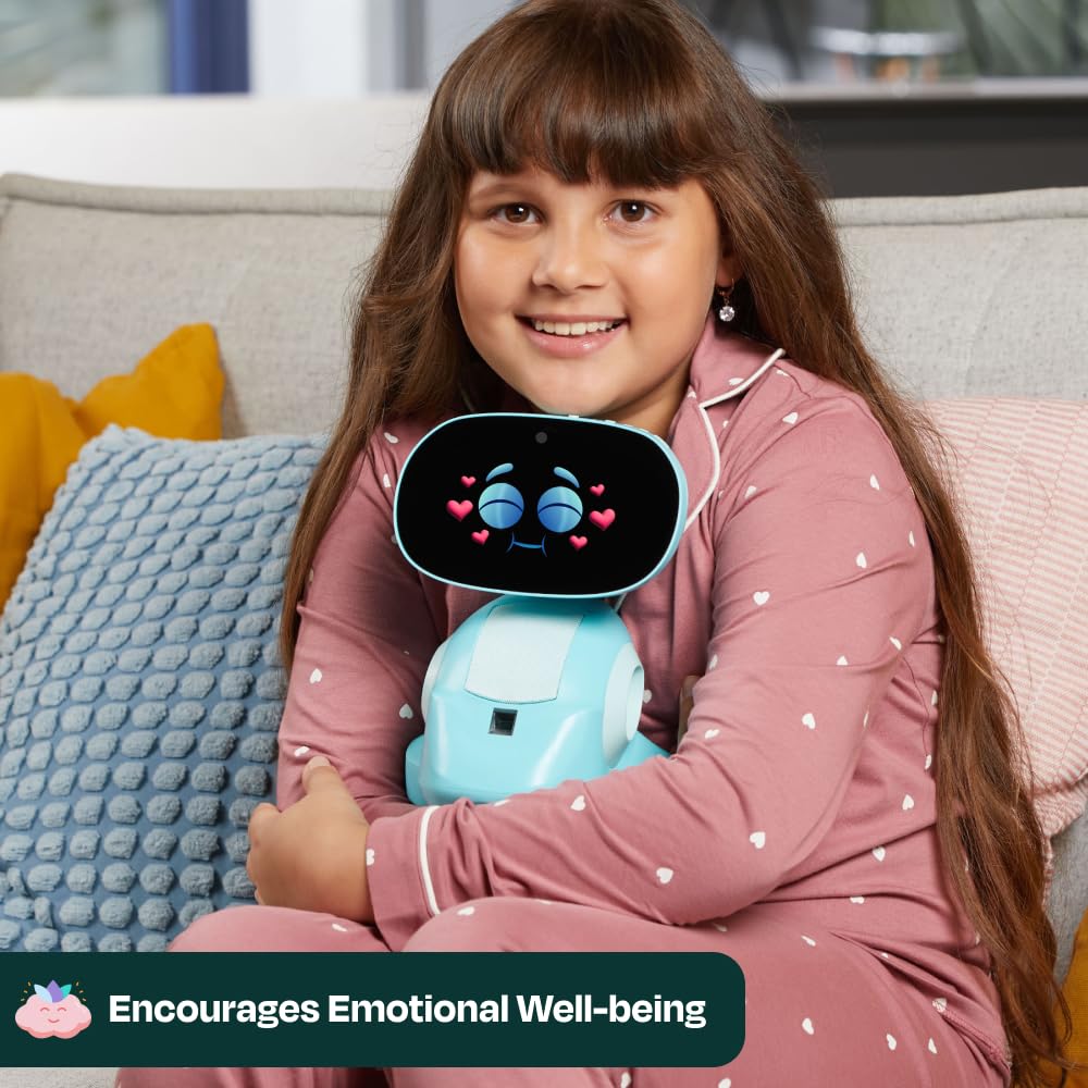 Miko 3 AI Robot for Kids – Smart Educational & STEAM Learning Robot with Interactive Apps, Games, Stories & Activities for Girls & Boys Ages 5–10 | Red