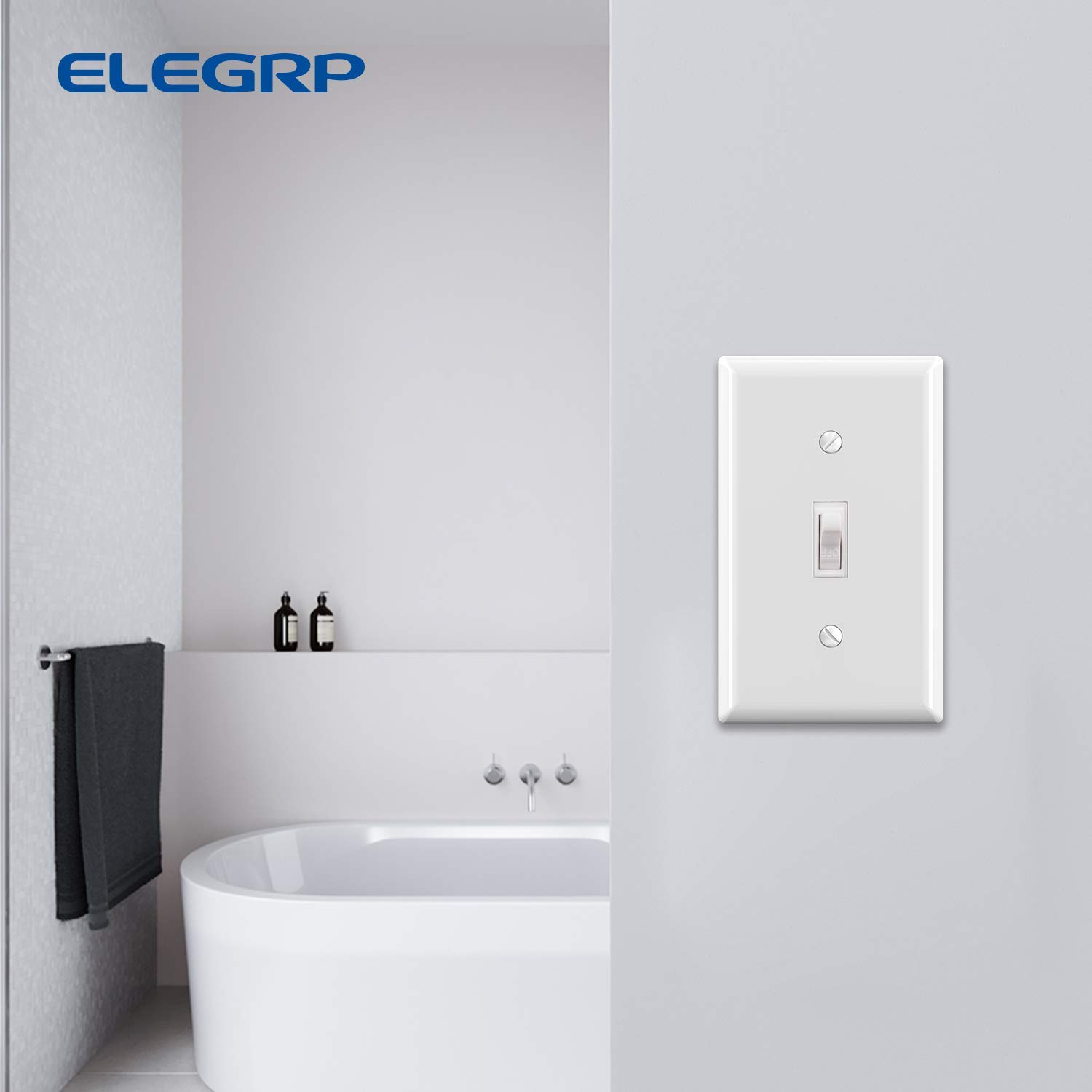 Replace Wall Switches - Durable Polycarbonate Plates -5