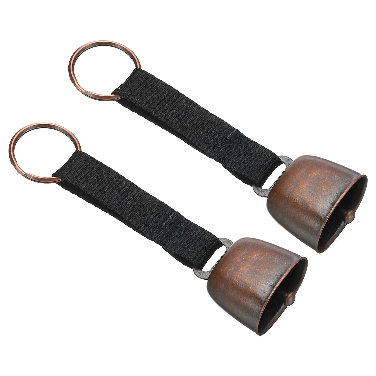 PATIKIL 2 Pcs Dog Collar Bear Bell Goat Bells Loud Bell Dog Cowbell for Dog Collars with Tracking Noise Country Cow Bell and Hiking