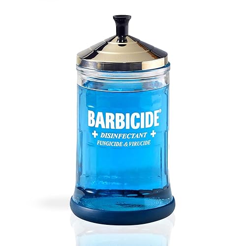 Barbicide Tarro desinfectante, tamaño mediano, versión original, 21 oz