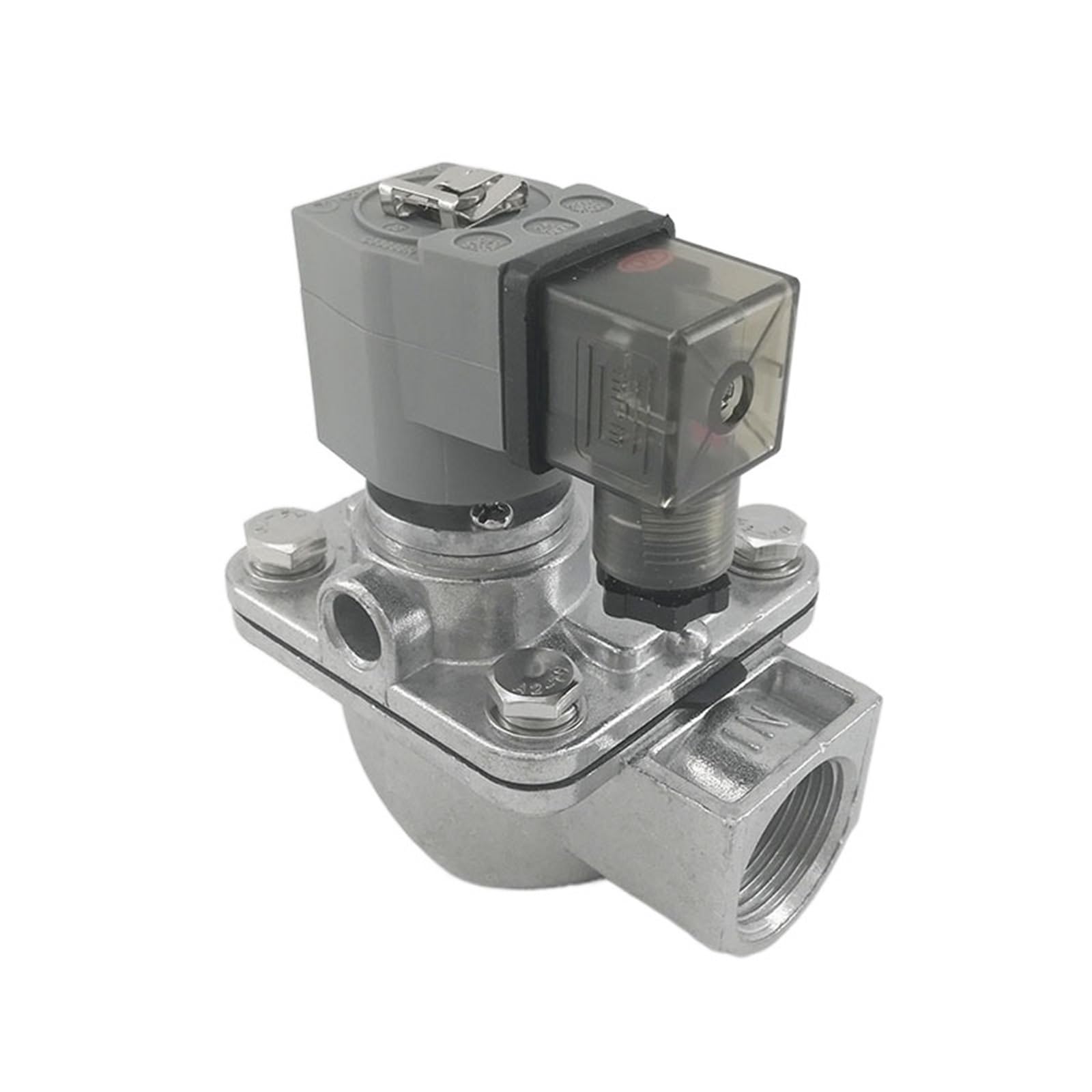 Électrovanne pneumatique robuste en alliage d'aluminium DMF-Z-25P DC24V fiable