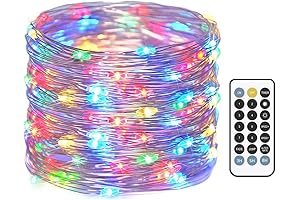 33ft Twinkle Lights for Teen Girl Bedroom Decoration