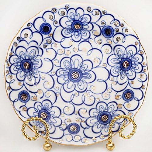Imperial / Lomonosov Porcelain Dessert Plate 'Bindweed'