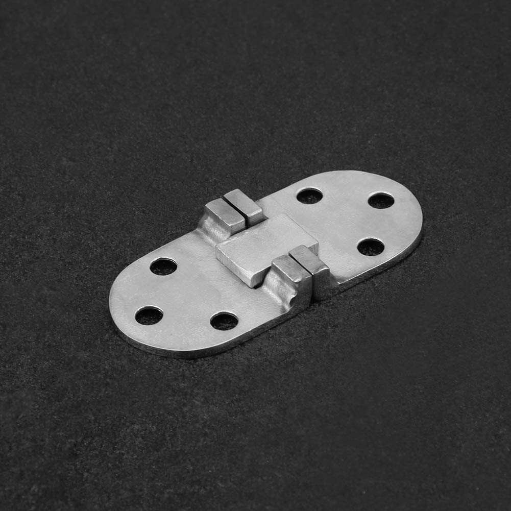 Aramox Flush Marine Hinge Marine Türscharnier, 2 Stück Boot Edelstahl Scharniere Stempelschrank für Marine Kabinentür 66 * 30mm