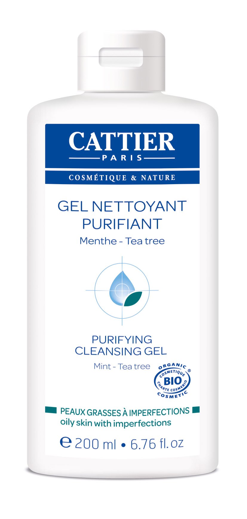 Cattier Cleansing Purifying Gel for Young Skin 200 ml