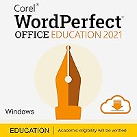 Vista 1 de Corel WordPerfect Office Education 2021 Suite de Office de procesador de texto, hojas de cálculo y software de presentación [Descargar PC]