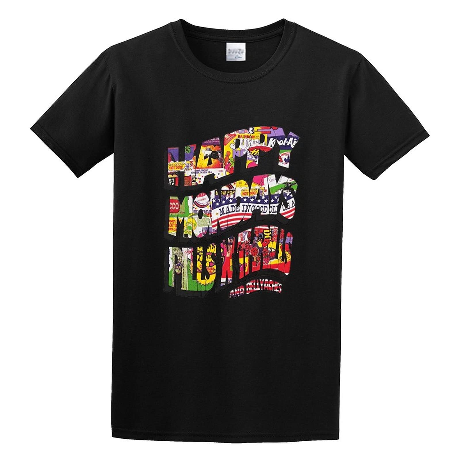 Men's Happy Mondays Pills Thrills & Bellyaches T Shirt L Black