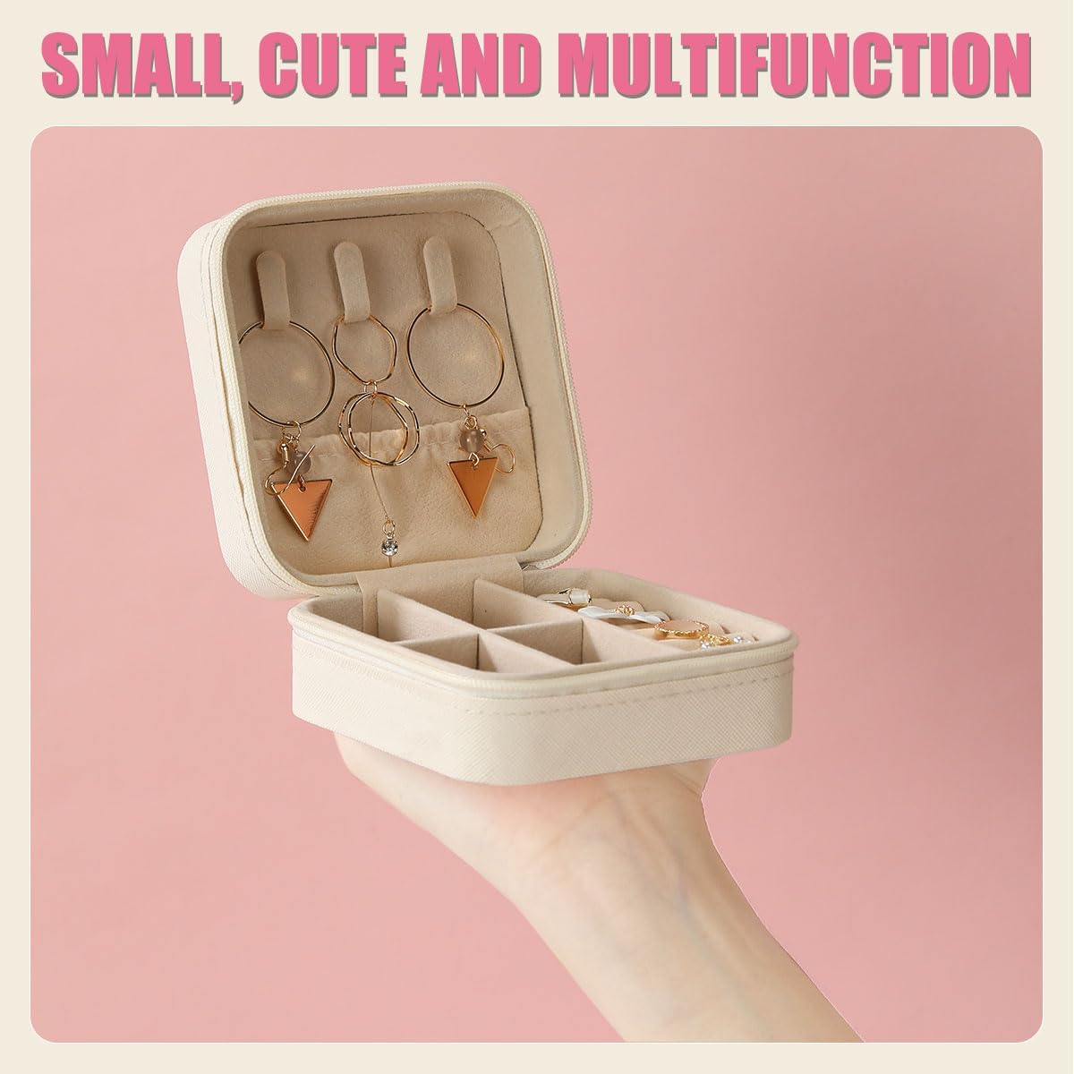 Cartoon Fans Gifts Travel Jewelry Case Box Organizer Cartoon Movie Inspired Gifts for Women Girls Tv Fans Birthday Christmas - Image 3