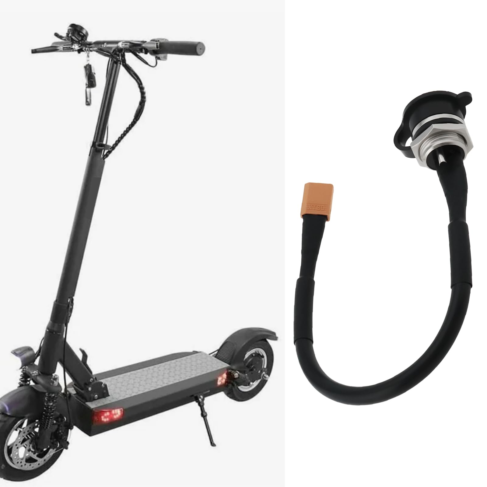 The Lord of the Tools Câble de Charge GX16 vers XT30 pour Scooter électrique Compatible avec Joyor Y8-S