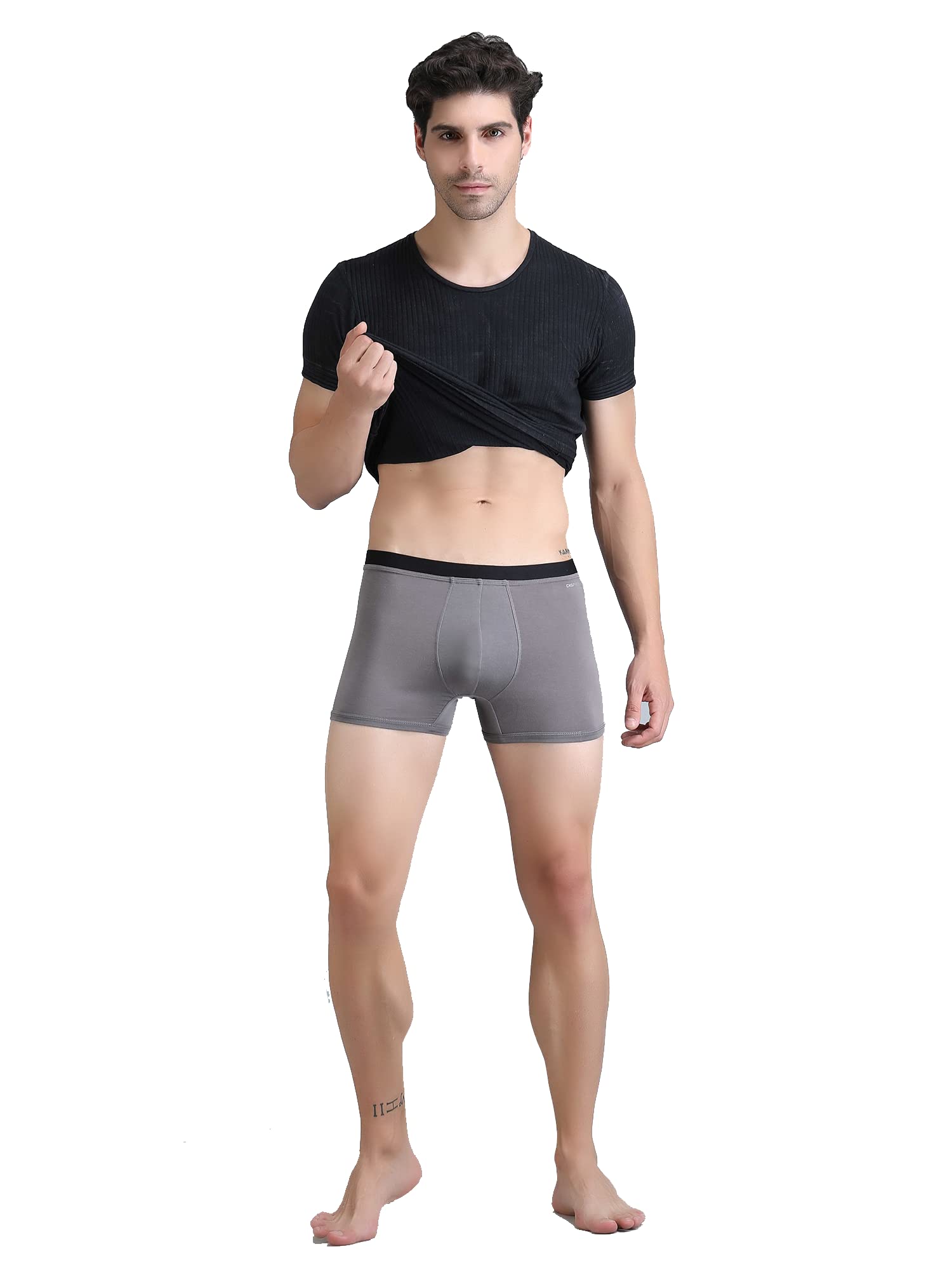 DISPENSERMen's Boxer Shorts - 100% Micro Modal Underwear Trunk - S1 - Pack of 1